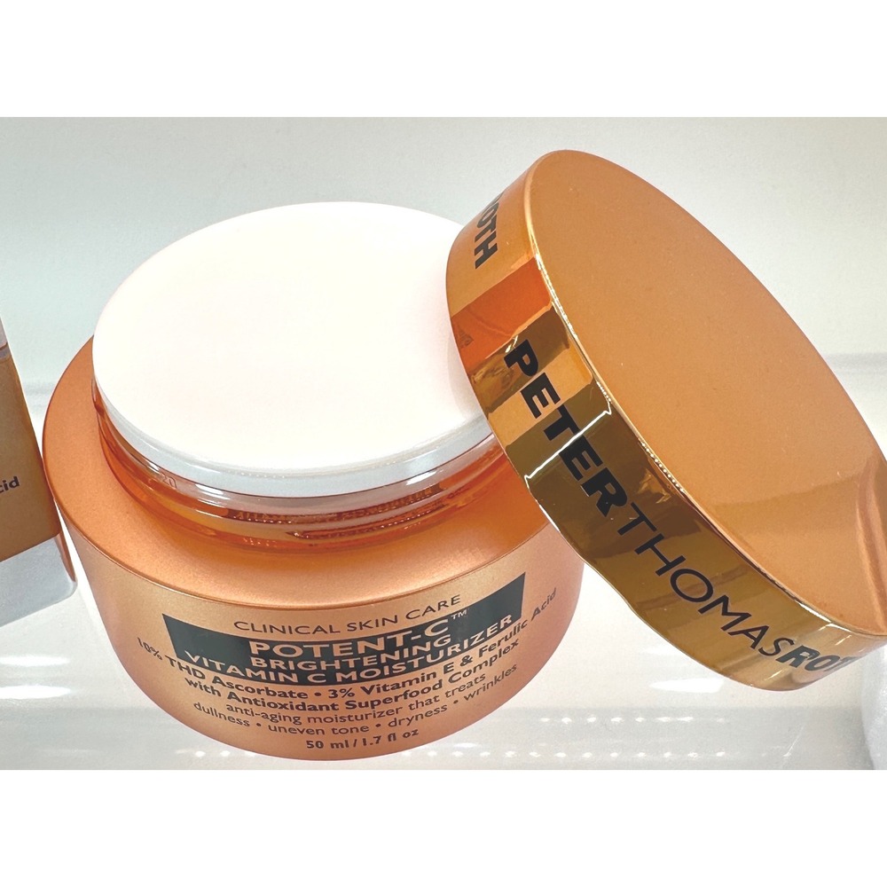 Peter Thomas Roth Potent-C Moisturizer Women 1.7oz Orange Brightening Vitamin C - Picture 8 of 8